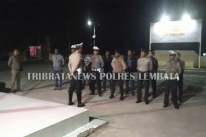 Polres Lembata Giat Lakukan Himbauan Kamtibmas, Hentikan Pemutaran Musik Pesta Sesuai Ketentuan