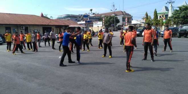 Jelang Ujian Kenaikan Pangkat, Latihan bela Diri Terus Dilakukan