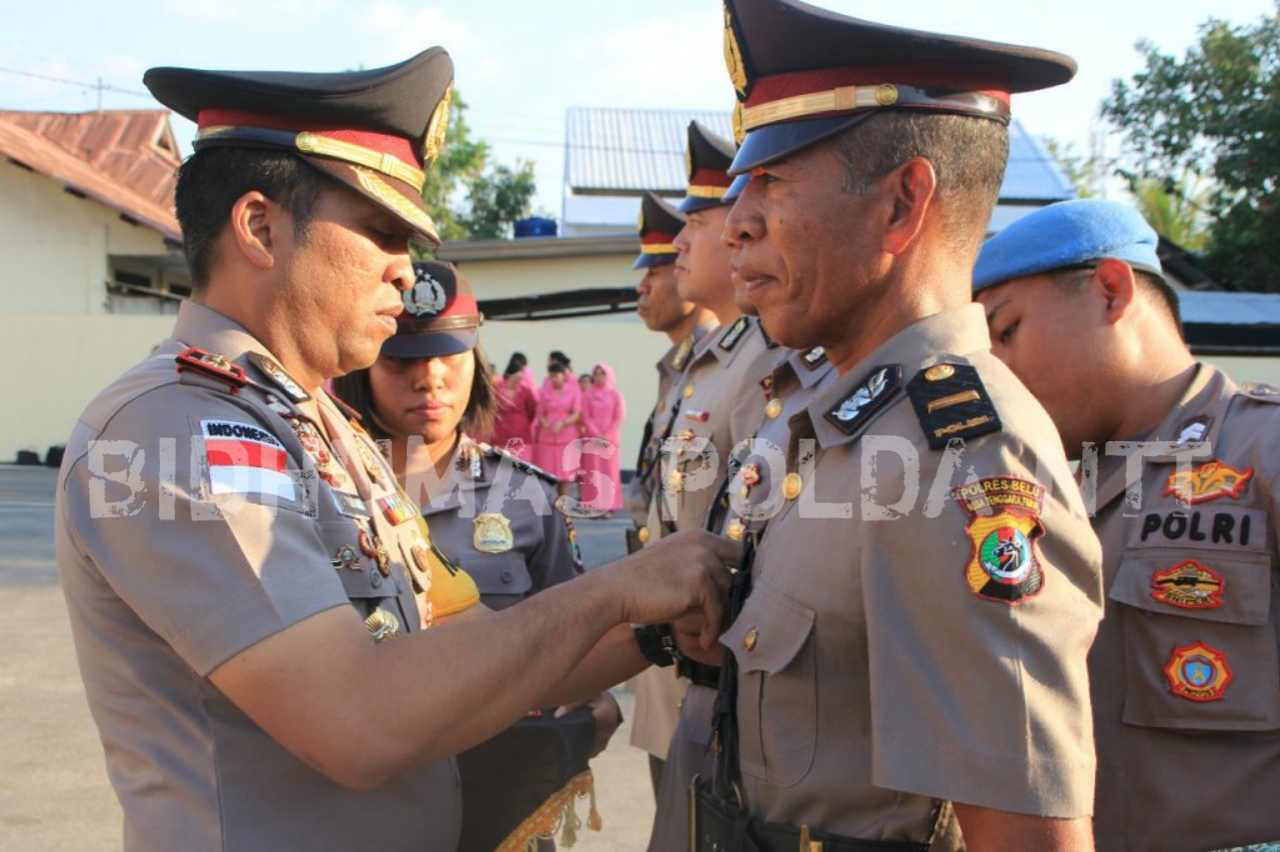 Kapolres Belu Pimpin Sertijab Sejumlah Pejabat di Lingkup Polres Belu