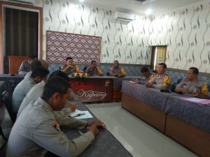 Kabag Ops Polres Kupang Anev Pelakasanaan Ops Bina Kusuma Turangga 2019