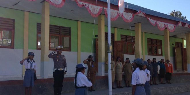 Jadi Irup di Sekolah, Kasat Lantas TTU Imbau Pelajar Tertib Berlalulintas