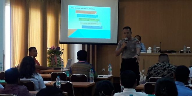 Ini yang disampaikan Kasat Binmas Polres Kupang Kota Kepada ASN STAKN Kupang