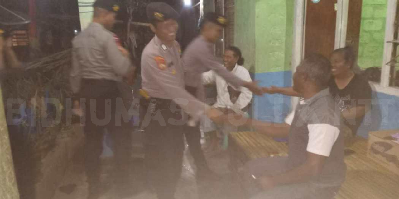 Patroli Dialogis, Satuan Sabhara Polres Sumba Barat Ajak Masyarakat Menjaga dan Memelihara Kamtibmas