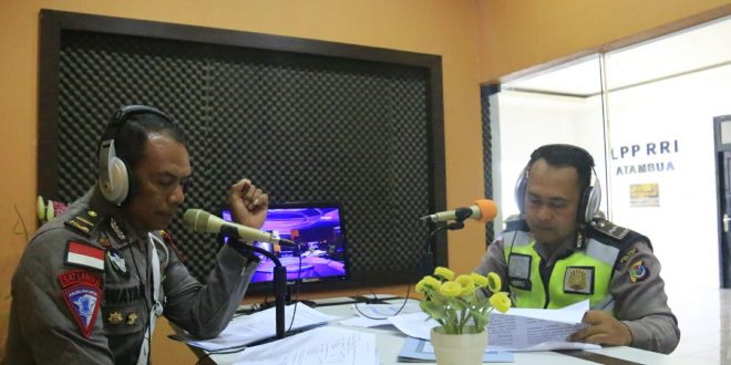 Lewat Program Aspirasi Timor-Alor RRI Atambua, Sat Lantas Polres Belu Paparkan Hasil Operasi Patuh Turangga 2019