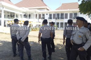 Polres Lembata Melaksanakan Sterilisasi Pasca Pelantikan Anggota Dewan Terpilih