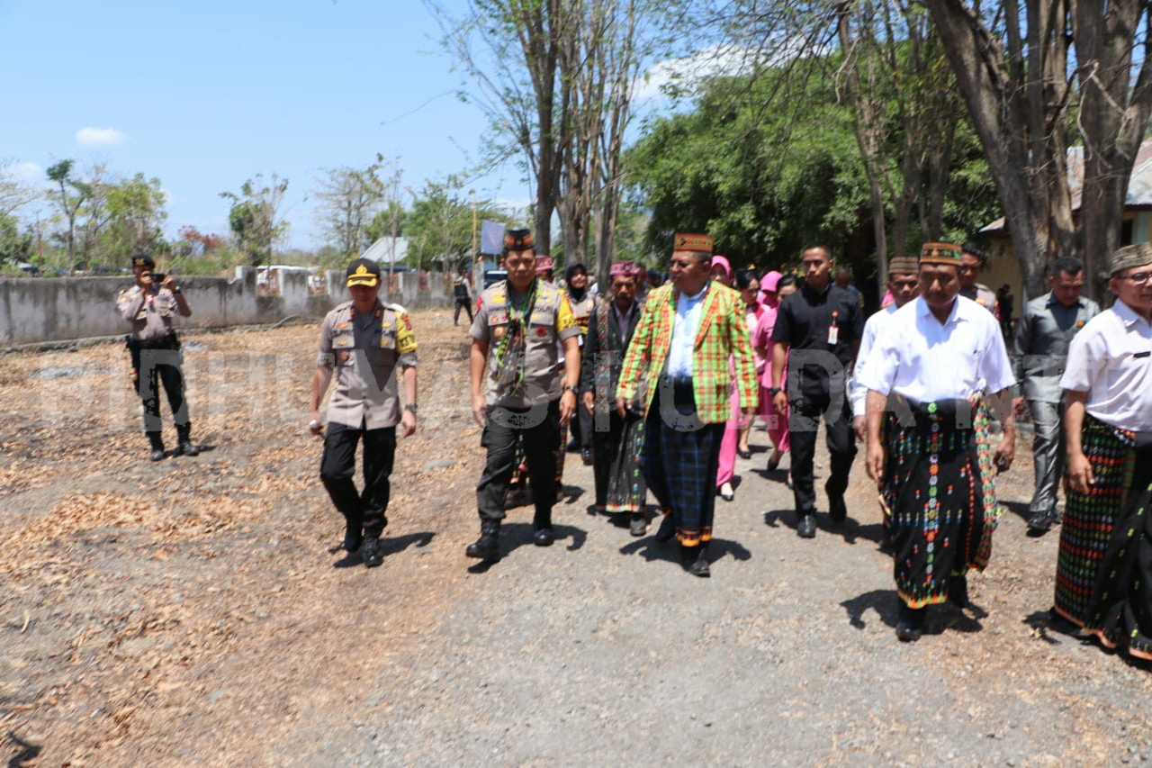 Kapolda NTT Tinjau Lokasi Rencana Pembangunan Mapolres Manggarai Timur di Borong