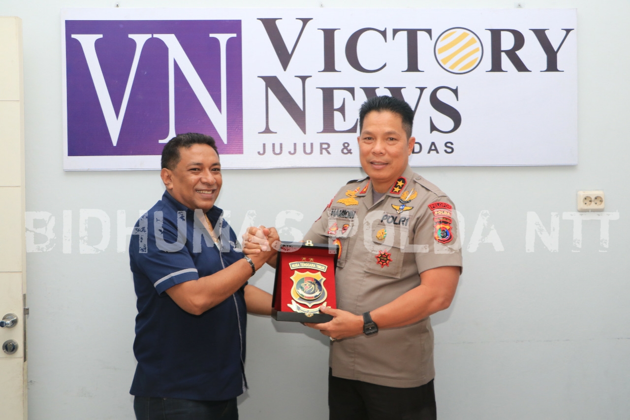 Kapolda NTT Sambangi Kantor Harian Victory News