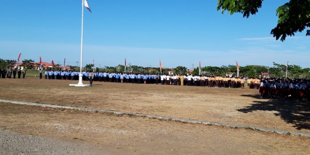 Personel Polsek Katikutana Mengikuti Upacara Peringatan Hari Kesaktian Pancasila