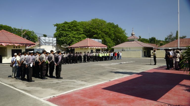 Jamin Situasi Kondusif Saat Pelantikan Presiden RI, Polres Belu Tingkatkan Pengamanan Mako dan Patroli