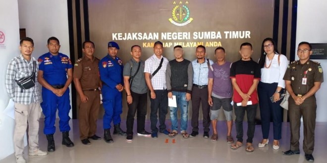 Tiga Pelaku Ilegal Fishing di Serahkan ke Jaksa