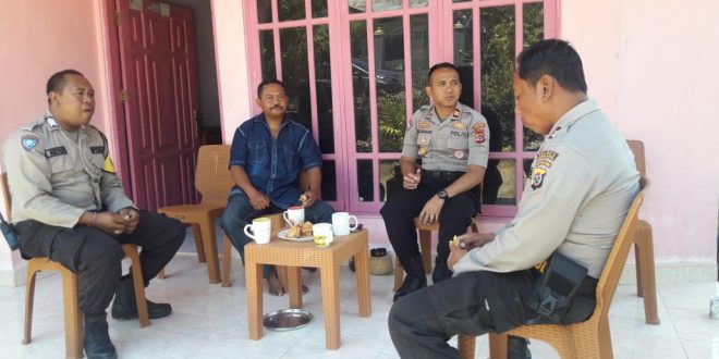 Kasat Binmas Polres Kupang Kota Sambangi Tokoh Masyarakat