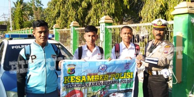 Kesamber Polisi Program Unggul Satlantas Polres Kupang Kota