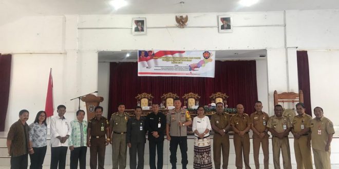 Kapolres Rote Ndao Berikan Materi Pada Rakor Kesbangpol