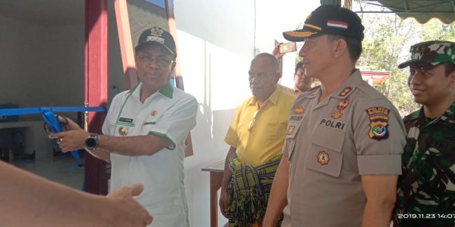 Persemian Kantor Camat Boking, Kapolres TTS Turut Hadir