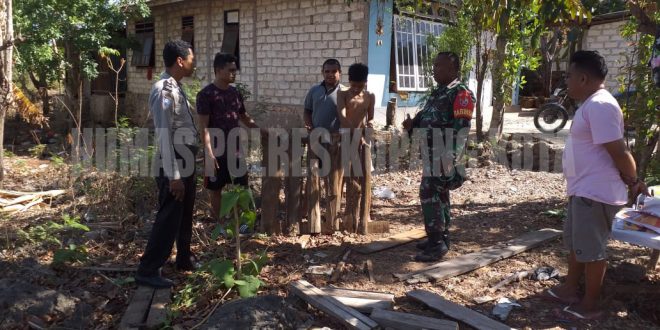 Sambang Ke Para Pemuda, Bhabinkamtibmas Aipda Bonevantura Luma Imbau Tidak Konsumsi Miras