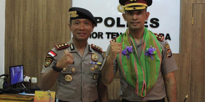 Polres TTU Gelar Farewell Parade Kapolres TTU