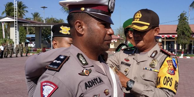 Kapolres kupang AKBP Indera Gunawan SIK ajak anggota bekerja baik