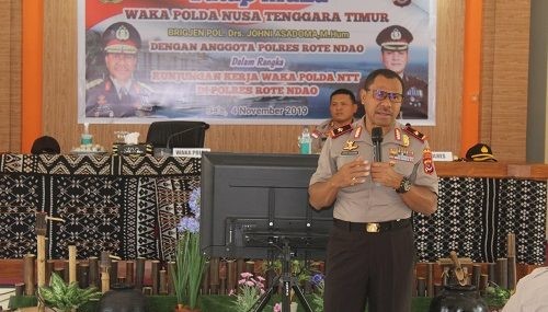 Wakapolda NTT Kunjungi Polres Rote Ndao