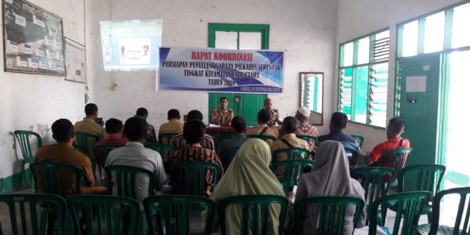 Kapolsek Ende Hadiri Rapat Koordinasi Persiapan Penyelenggaraan Pilkades Serentak Tingkat Kec.Ende Utara