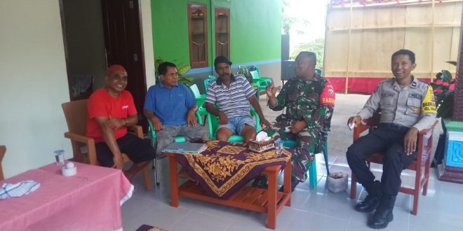 Bhabinkamtibmas Sampaikan Himbauan Kamtibmas Kepada Pemilik Pesta