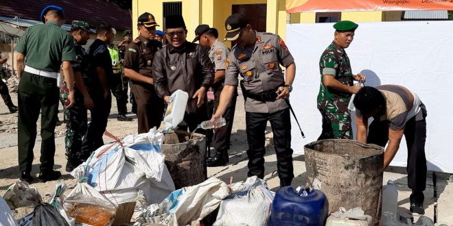 Polres Alor Berhasil Mengagalkan Penyelundupan BBM Dan Miras