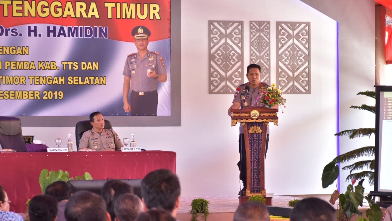 Ini Arahan Kapolda NTT Kepada Forkopimda TTS, ASN Pemda TTS serta Personel Polres TTS