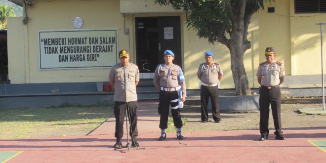 Kapolres Ende : Tingkatkan Dsplin dan Kinerja Sesuai Tugas Pokoknya