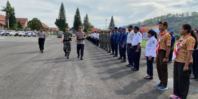 Gelar Apel Pasukan Ops Lilin Turangga 2019, Siap Amankan Natal Dan Tahun Baru