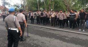 Seluruh Personil Polres Alor Laksankan Pengamanan Final Lavo Tana Cup I 2019