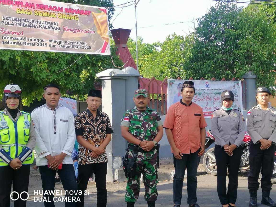 Beri Rasa Aman, Polres Alor Laksanakan Pengamanan Gereja