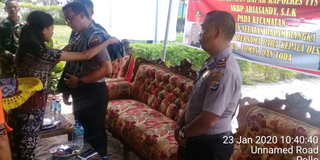 Jalin Silahturahmi , Kapolres TTS Kunjungi Kecamatan Amanuban Selatan