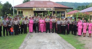 Polri Peduli Penghijauan, Polres Alor Laksanakan Penanaman Pohon