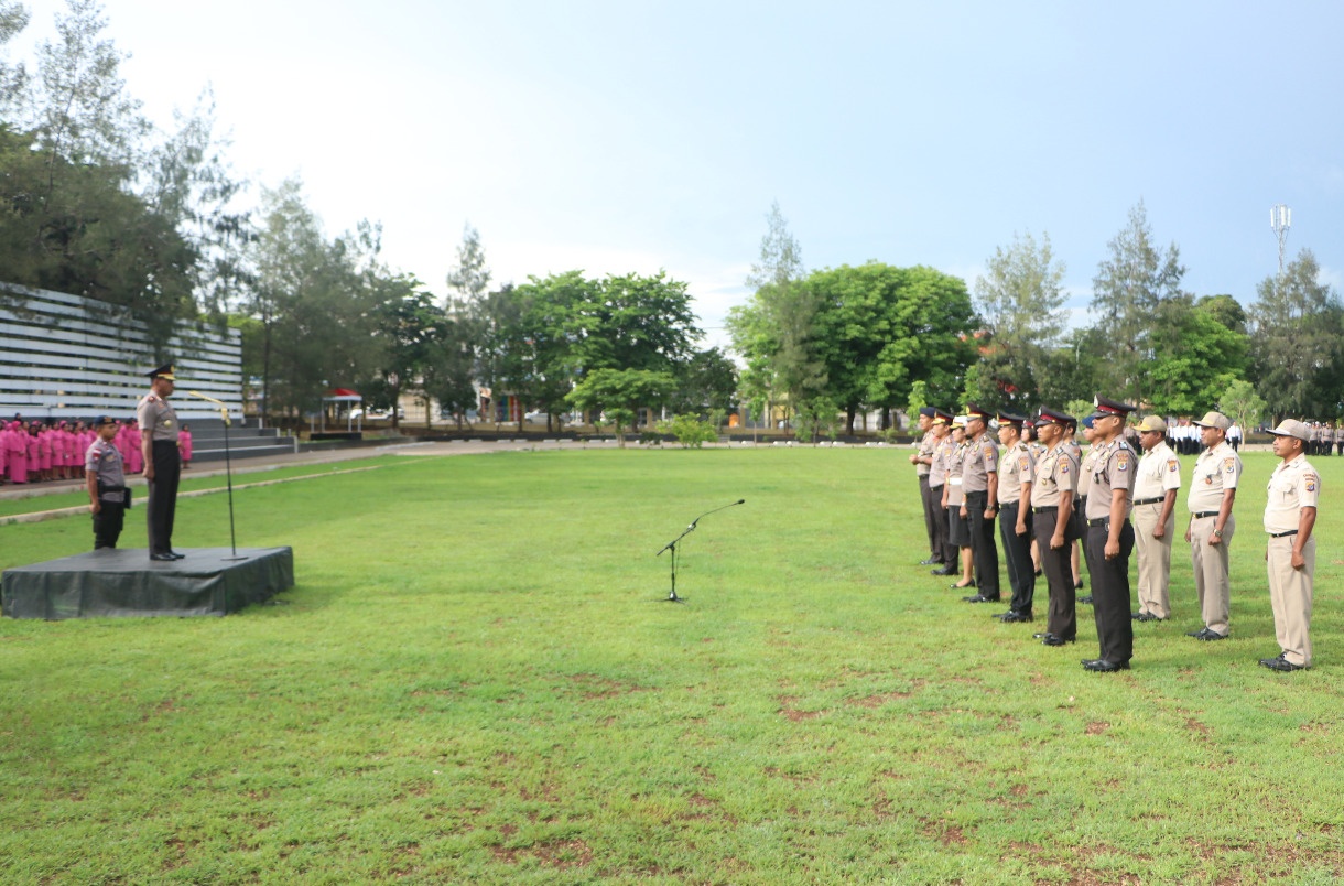 Wakapolda NTT Pimpin Upacara Korps Rapot Kenaikan Pangkat Personel Polri Polda NTT periode 1 Januari 2020