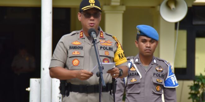 Kapolres Mabar Tekankan Peran Bhabinkamtibmas Kontrol Indikasi Bencana Alam