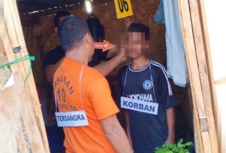 Polres Sumba Timur Rekonstruksi Kasus Pembunuhan Dengan Modus Gantung Diri