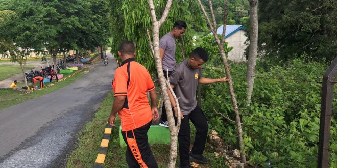 Peduli Kebersihan, Polres Rote Ndao Ciptakan Lingkungan Sehat Dan Nyaman