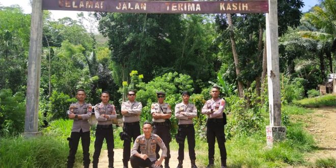 Satuan Sabhara Laksanakan Patroli Jarak Jauh di Tapal Batas