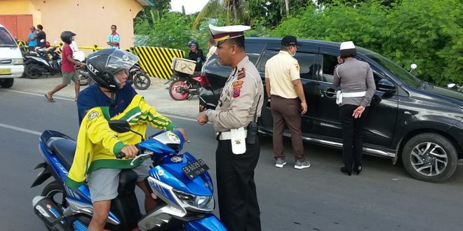 Tingkatkan Kesadaran Berlalulintas, Satlantas Polres Mabar Bersama Samsat dan Jasa Raharja Gelar Operasi Gabungan