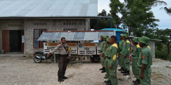 Brigadir Blasius Beri Pembinaan dan Pelatihan Kepada Linmas