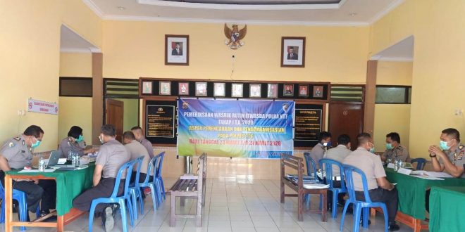 Itwasada Polda NTT Laksanakan Wasrik di Polres TTS