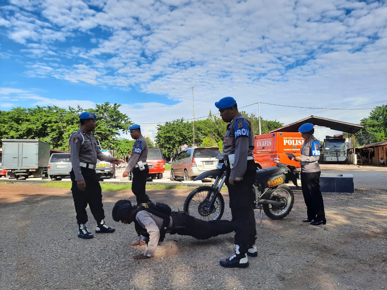 Sidak Anggota Polda NTT, Provost Beri Tindakan Disiplin