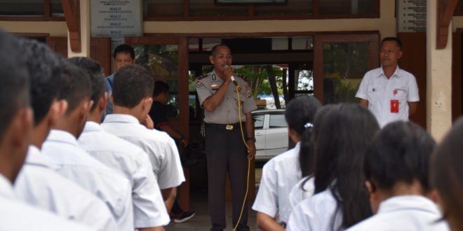 Polres Mabar Sosialisasi Penerimaan Anggota Polri Di Sekolah-Sekolah