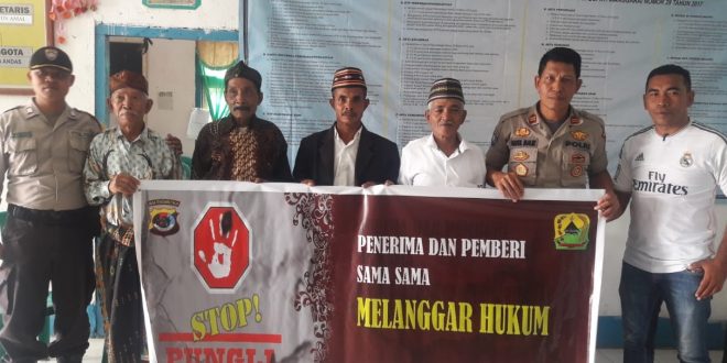 Kasat Binmas Polres Manggarai Beri Sosialisasi Saber Pungli