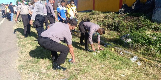 Cegah Penyebaran Covid-19 (Corona), Polres TTS Bersih-Bersih