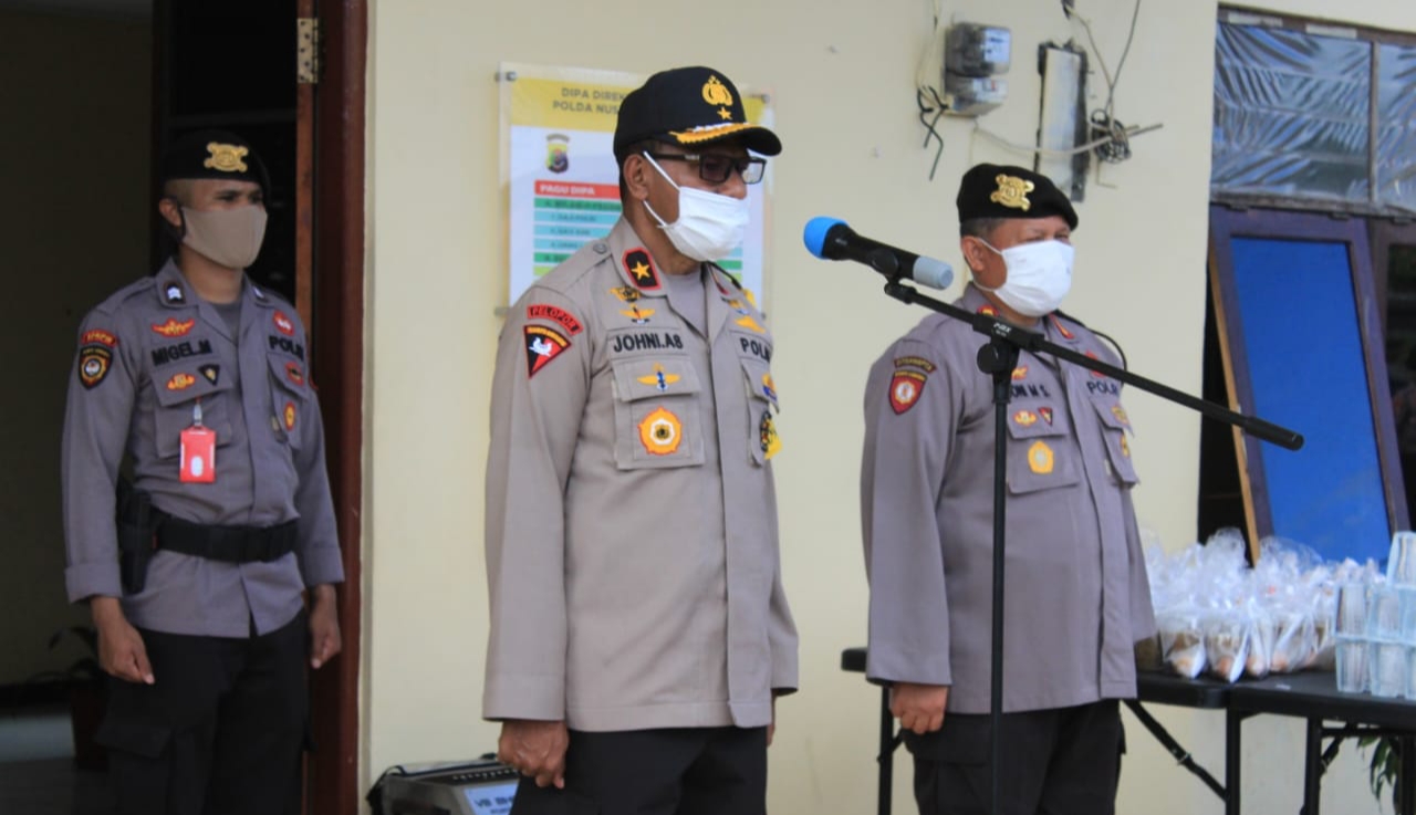 Wakapolda NTT : Agar Personel Selalu Mengikuti SOP Pencegahan Covid -19