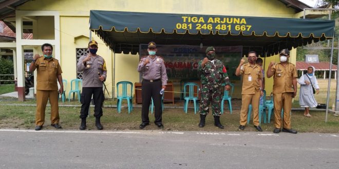 Kapolres Ende Kunjungi Posko Terpadu Covid-19 di Perbatasan